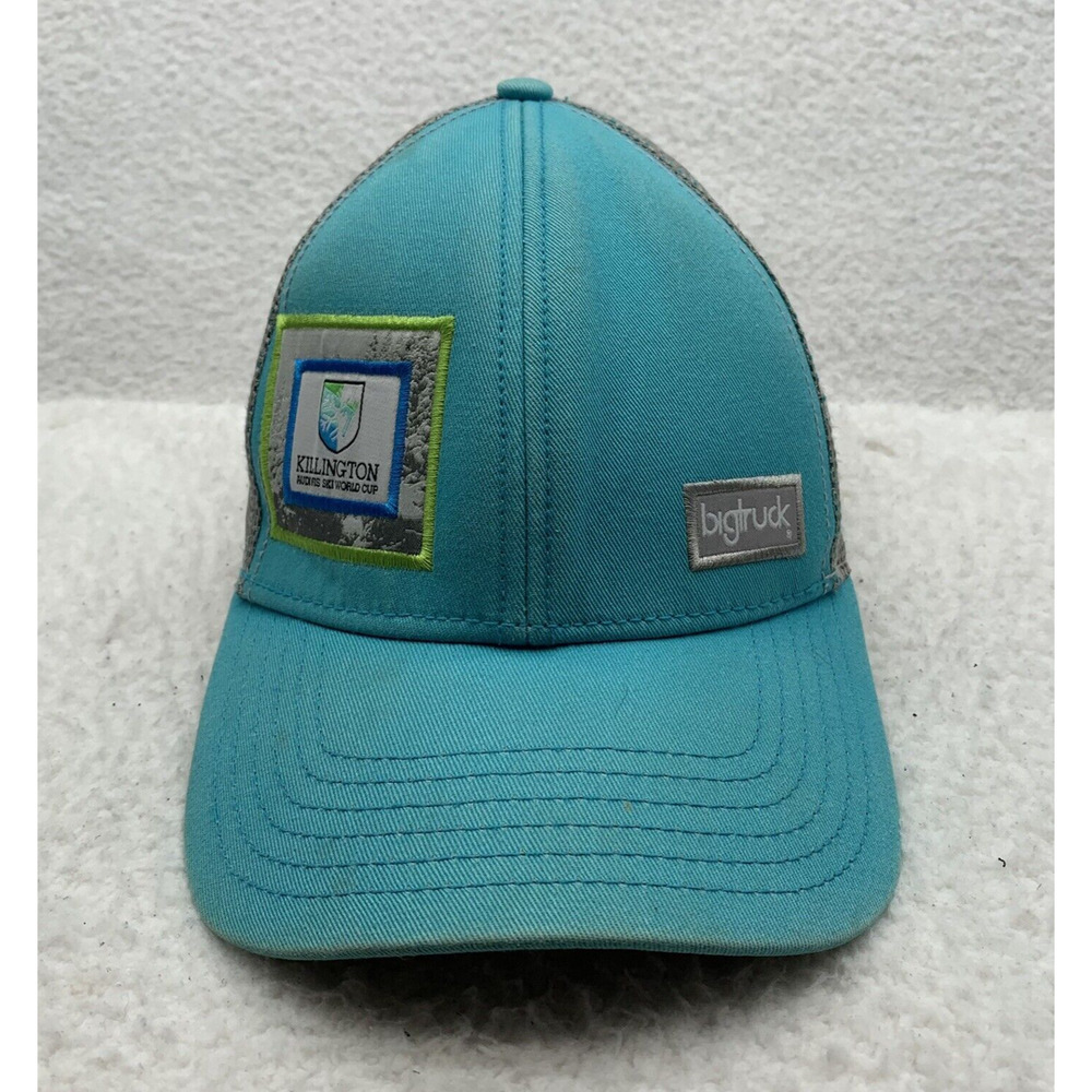 Big Truck Snapback Trucker Hat Womens Killington Audi Skiing Winter Sports‎ Teal